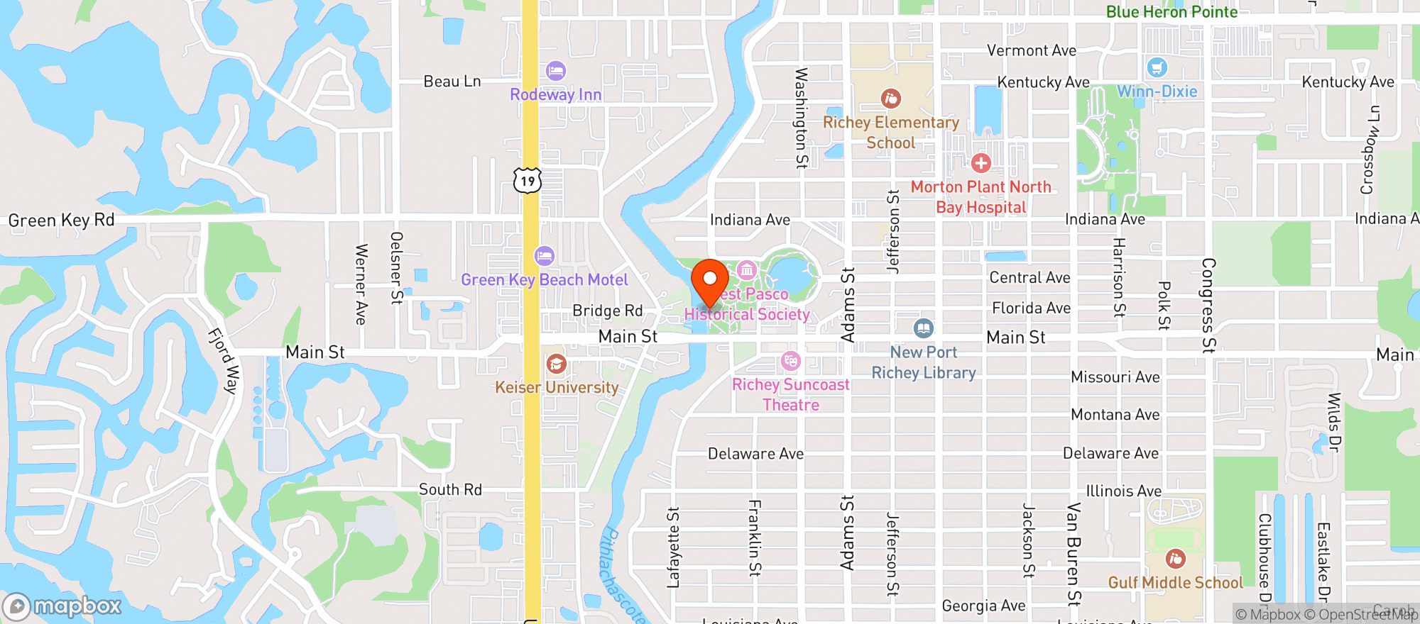 Map showing Infusion Brewing Company