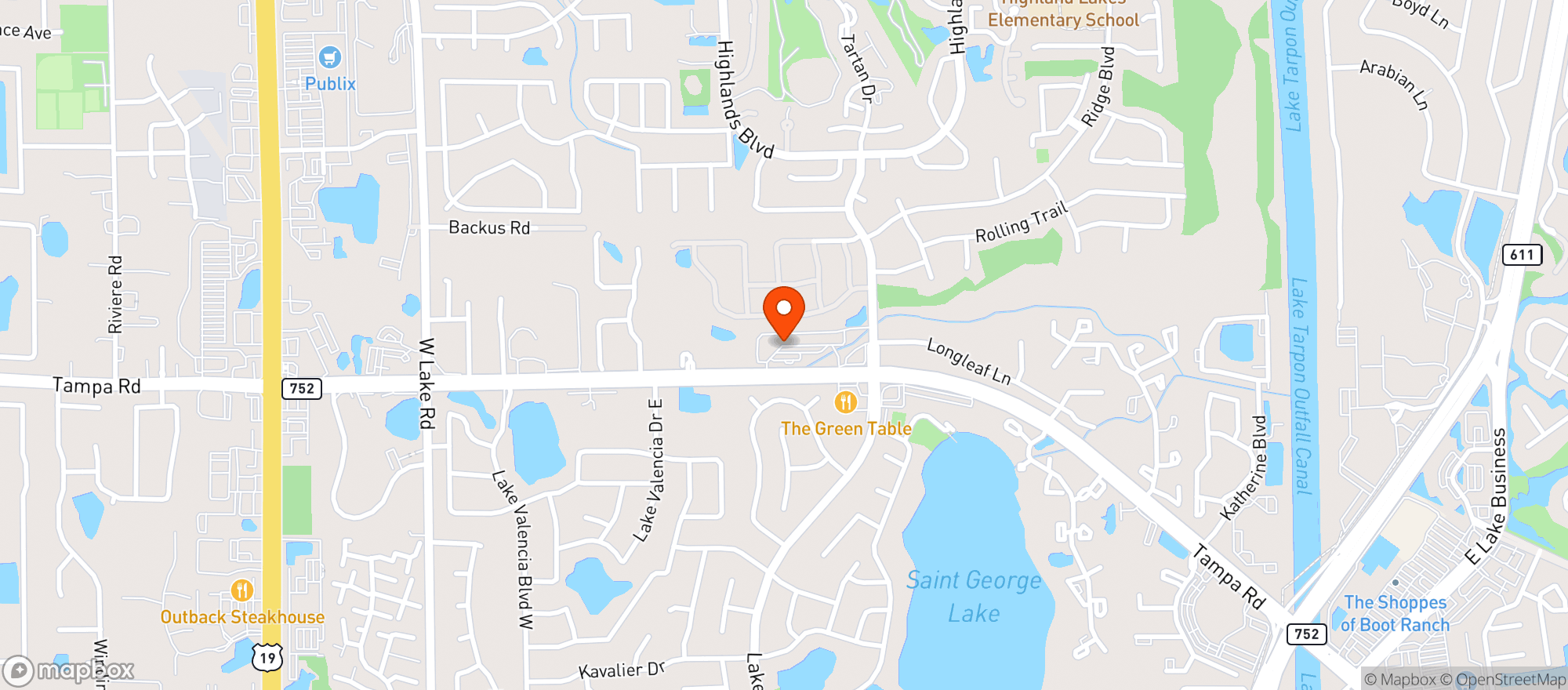 Map showing Snootys Social House