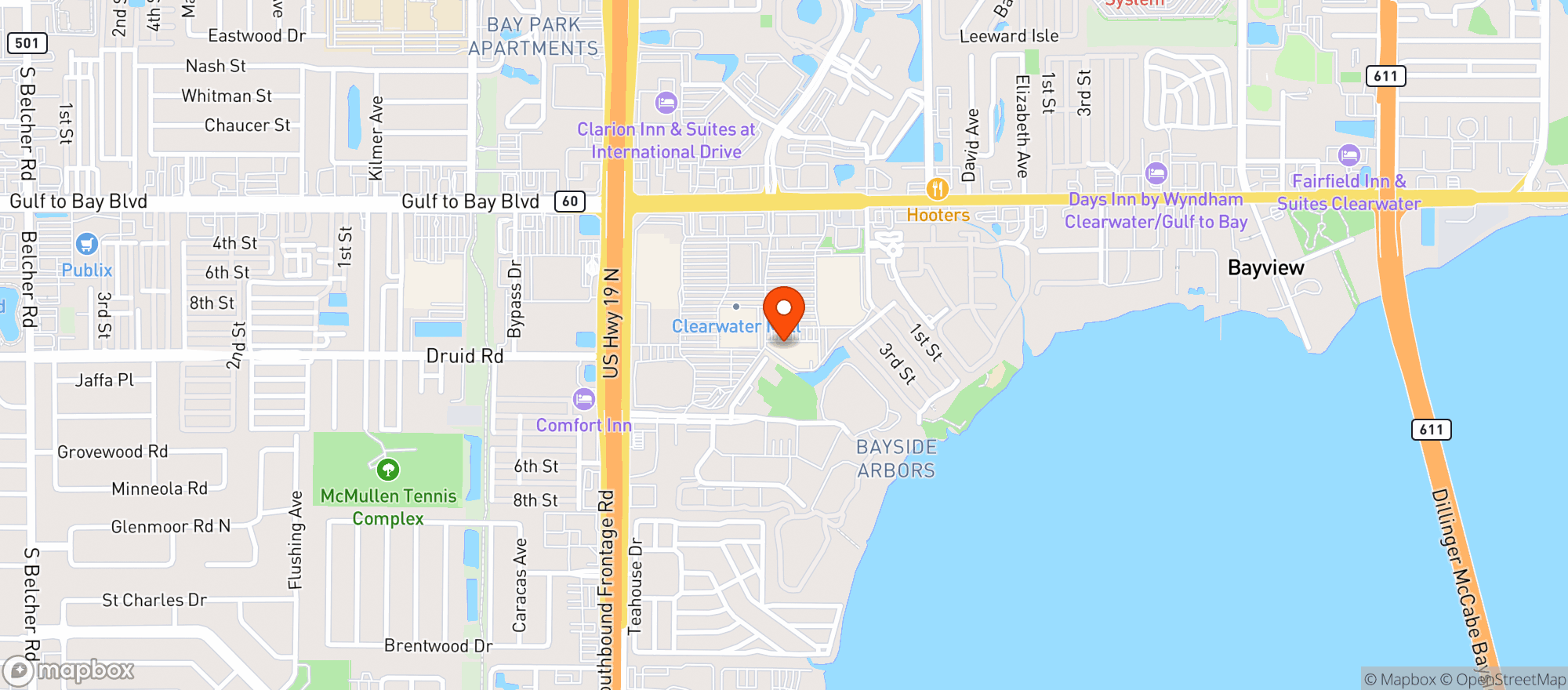 Map showing Target Liquor
