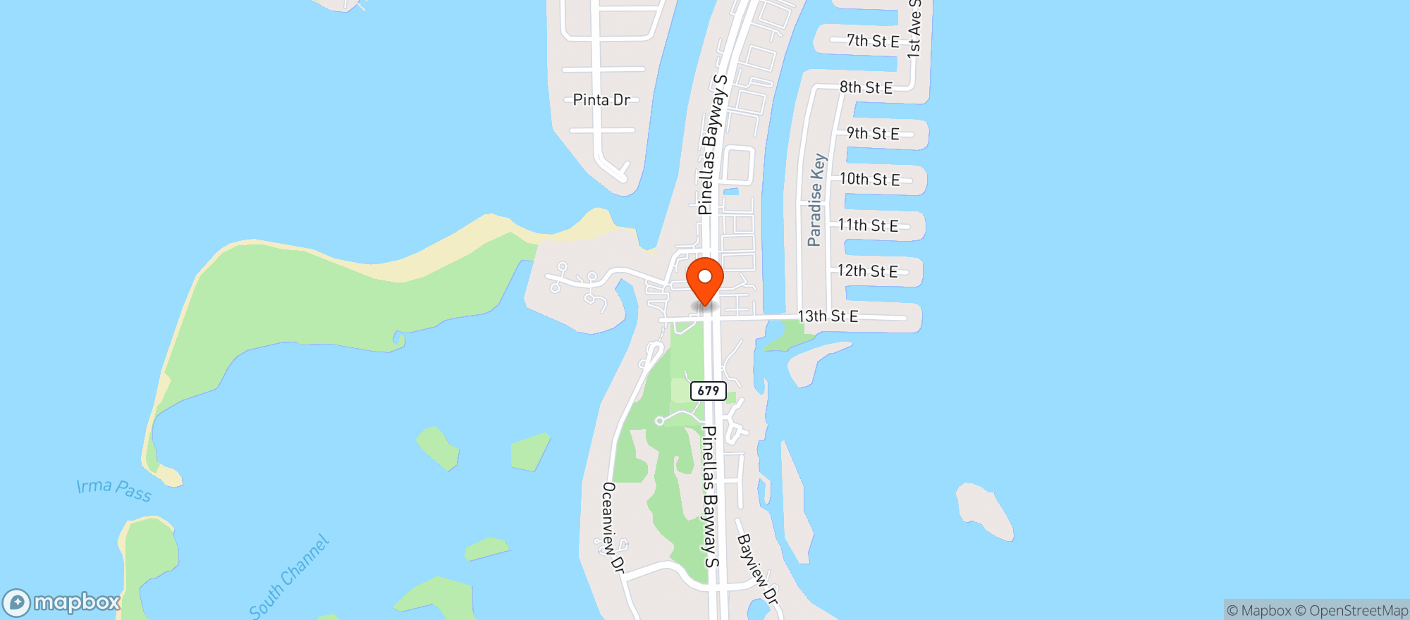 Map showing Tony & Nellos