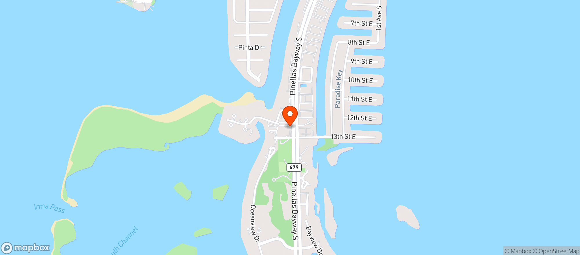 Map showing Smugglers Tavern