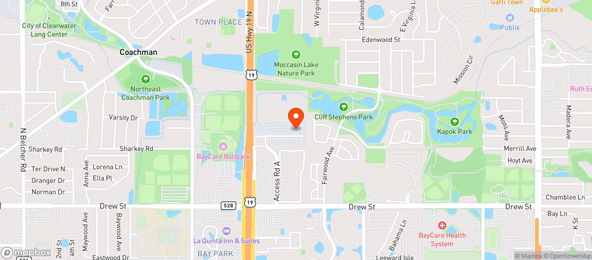 Map showing Aspirations Winery