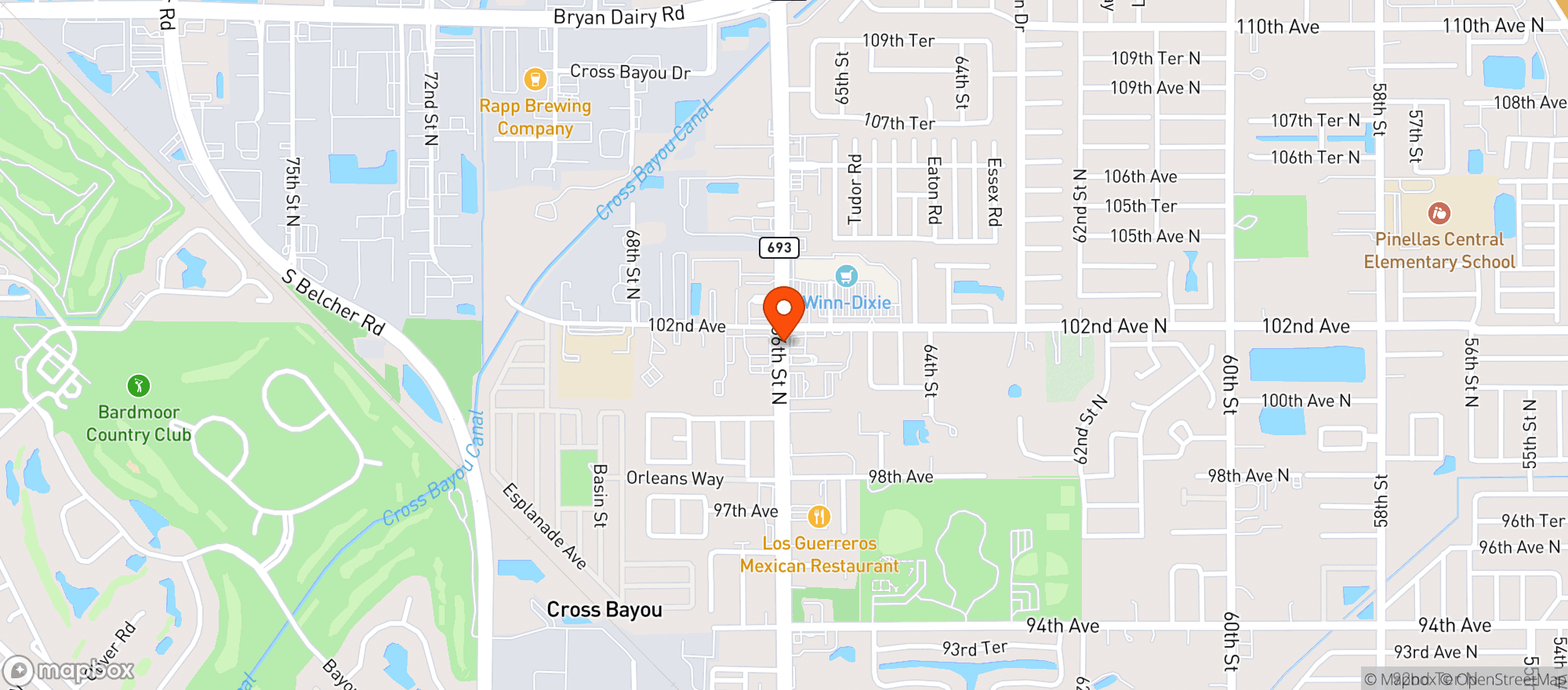 Map showing Cvs Pharmacy
