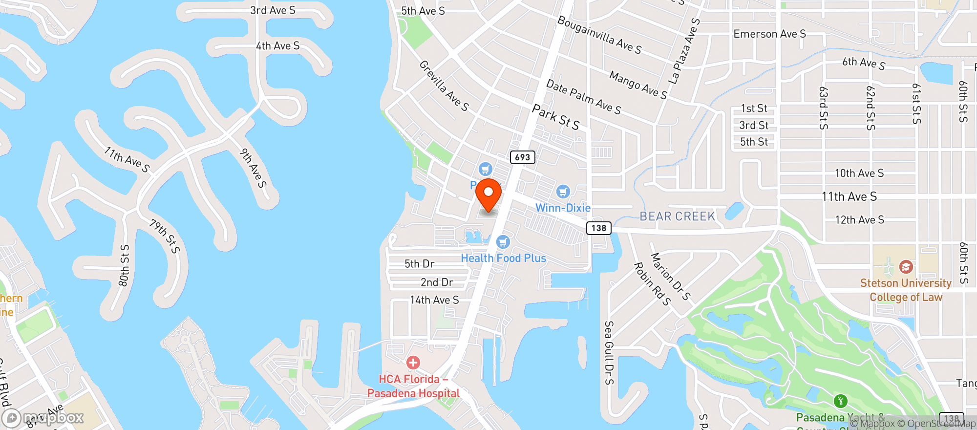 Map showing Horse & Jockey British Pub & Restau