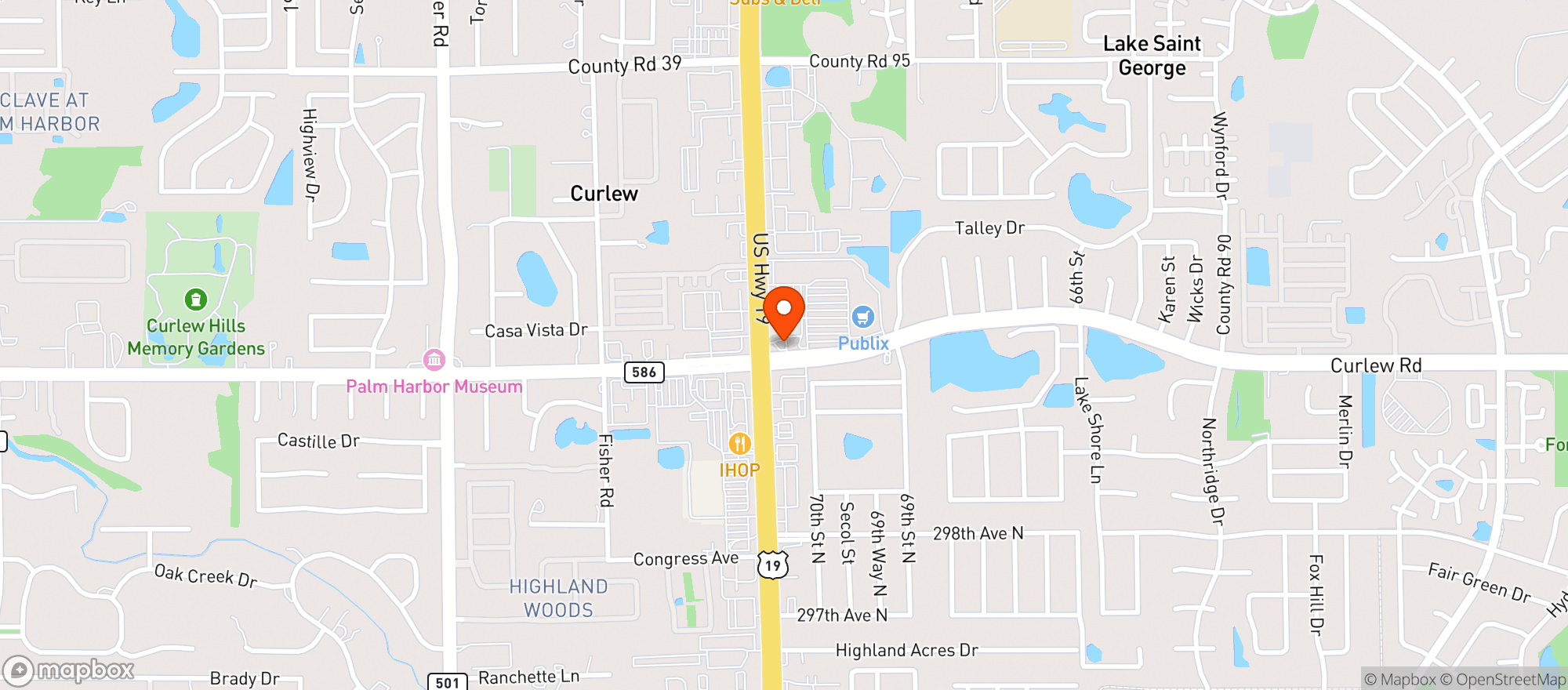 Map showing Circle K 2709799