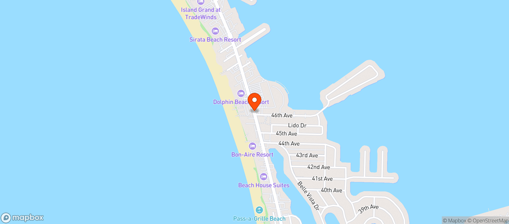 Map showing Stop N Shop