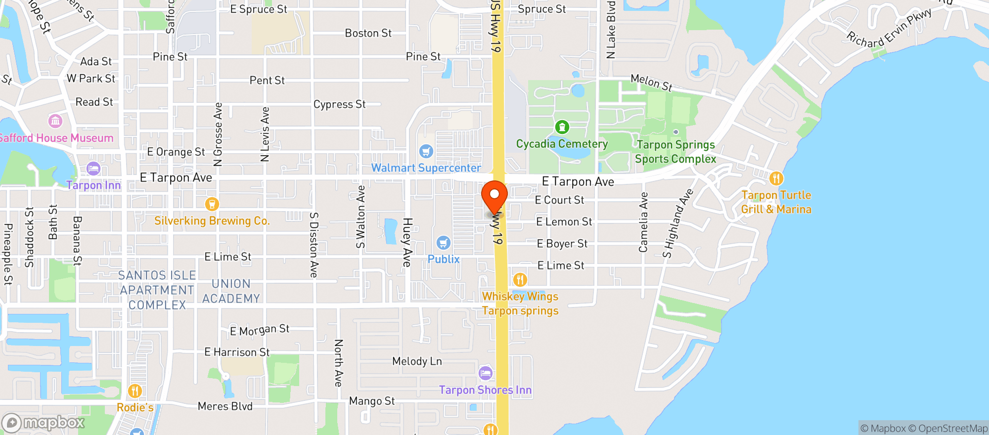 Map showing Gnc