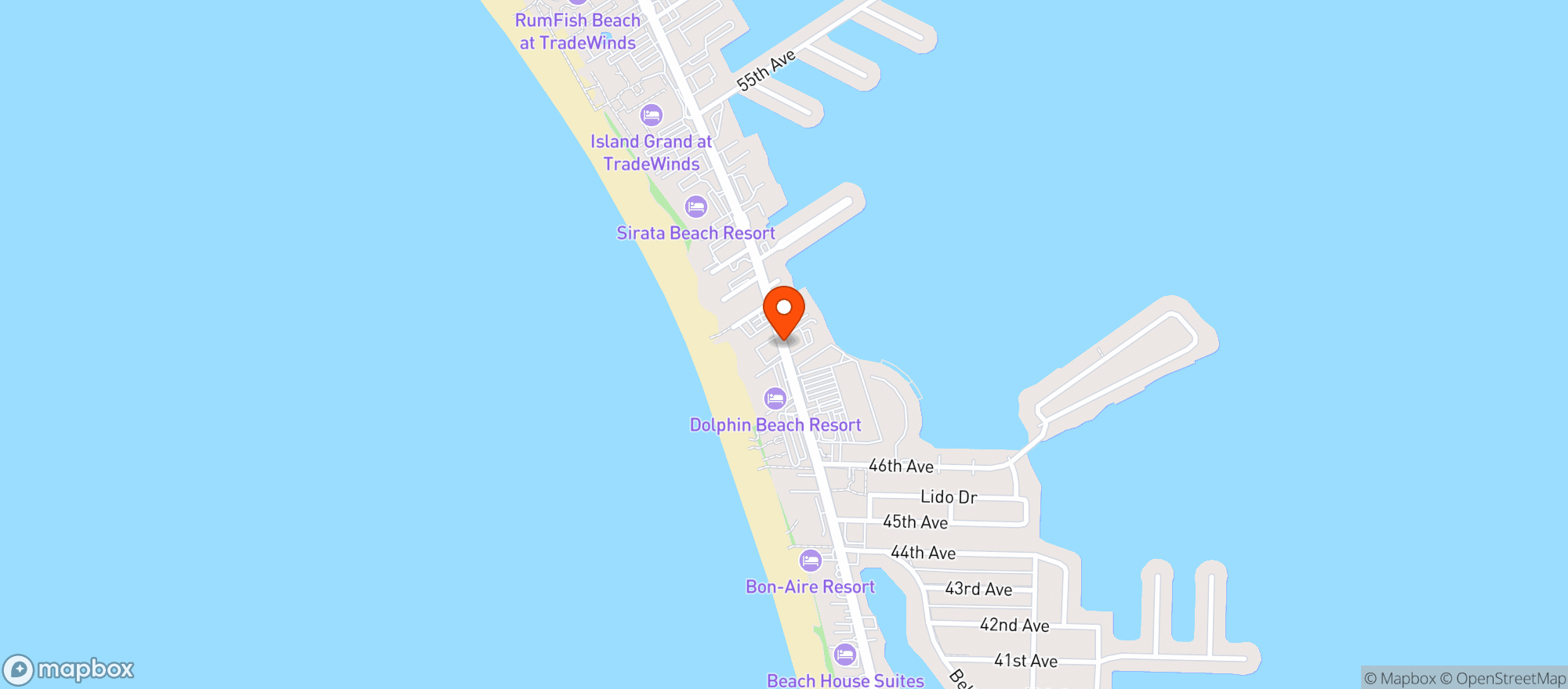Map showing Malios Beach House