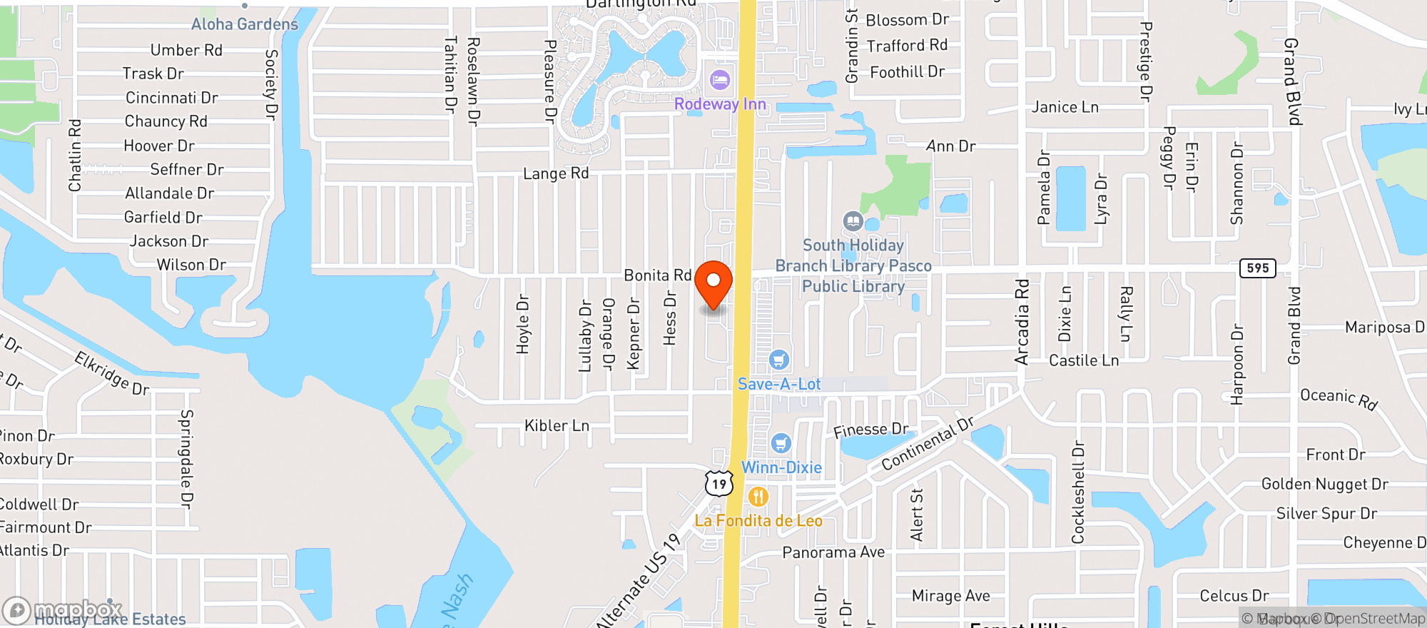 Map showing Wawa #05181
