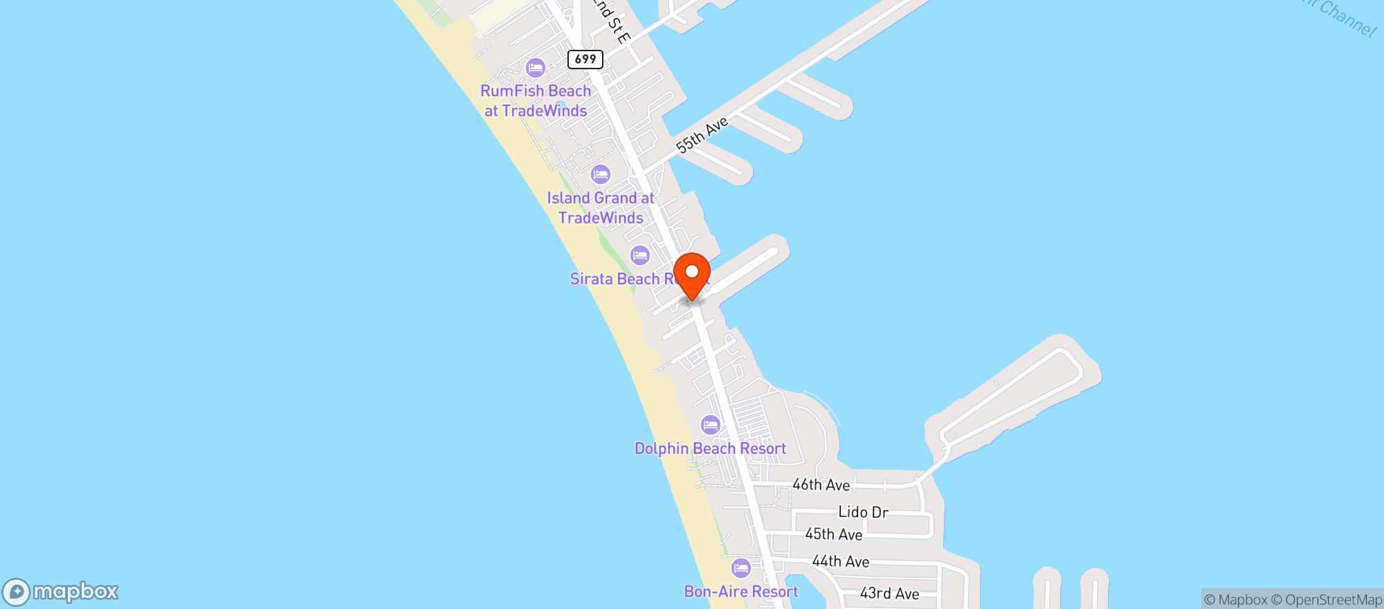 Map showing Madfish