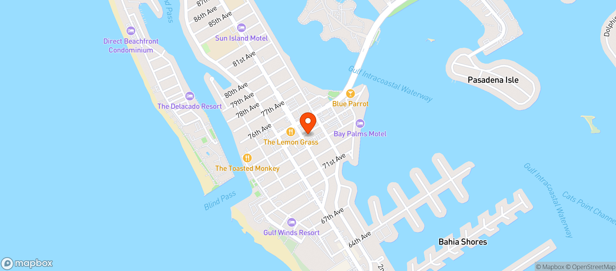 Map showing Grapes Wine Cafe