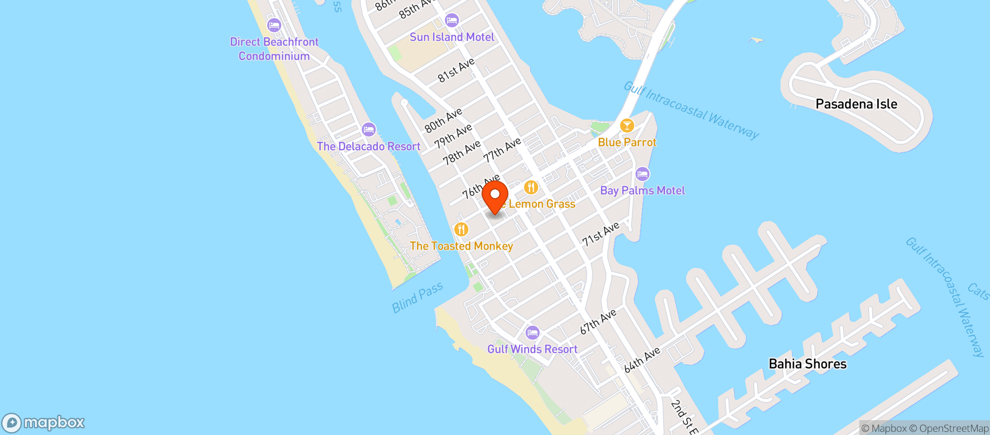 Map showing Category36taphouse
