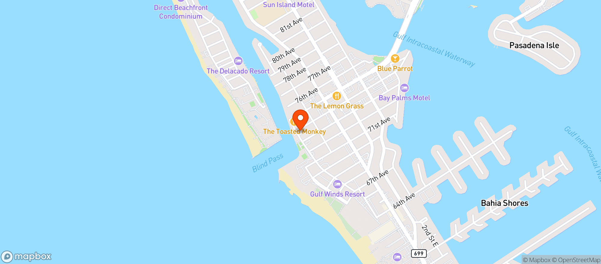 Map showing Oyster Shucker Craft & Draft