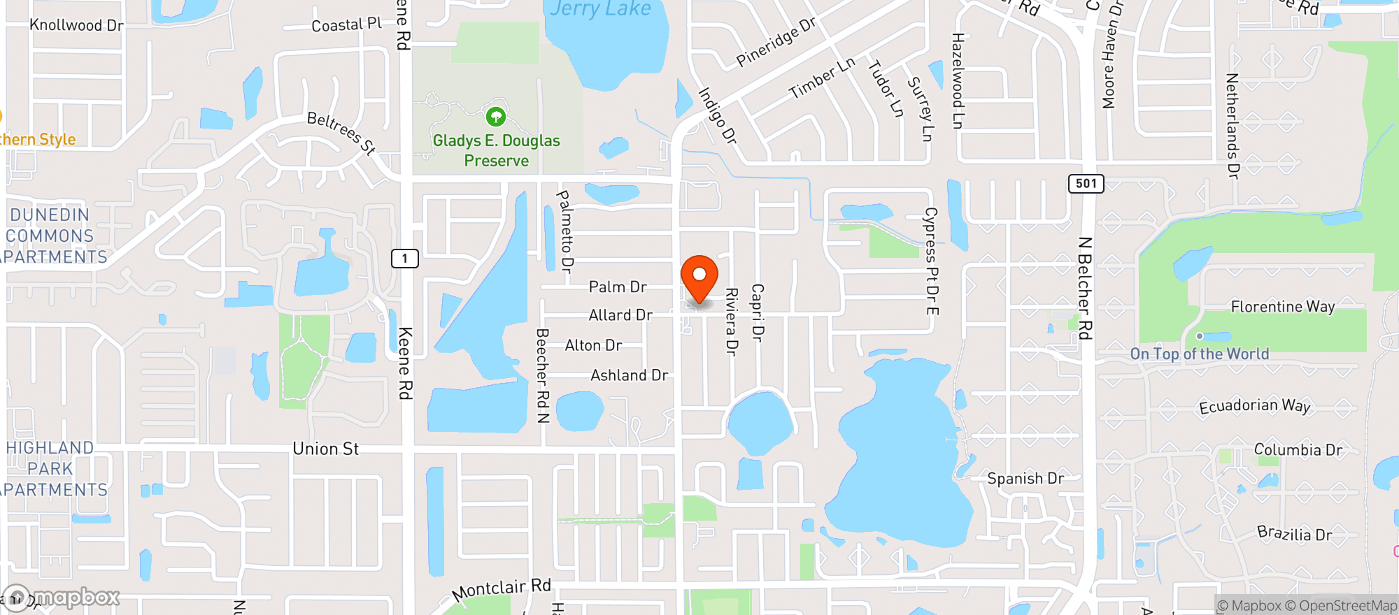 Map showing Pit Stop Discount Beer & Tobacco