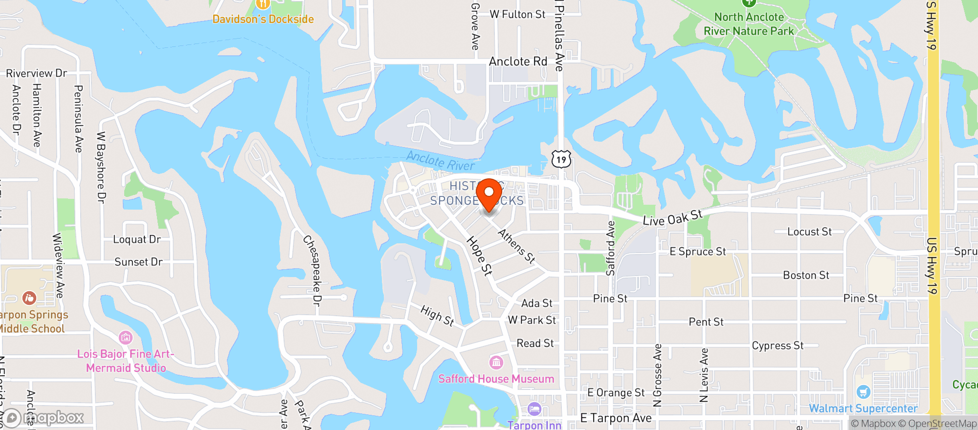 Map showing Oishi Sushi Hibachi Japan