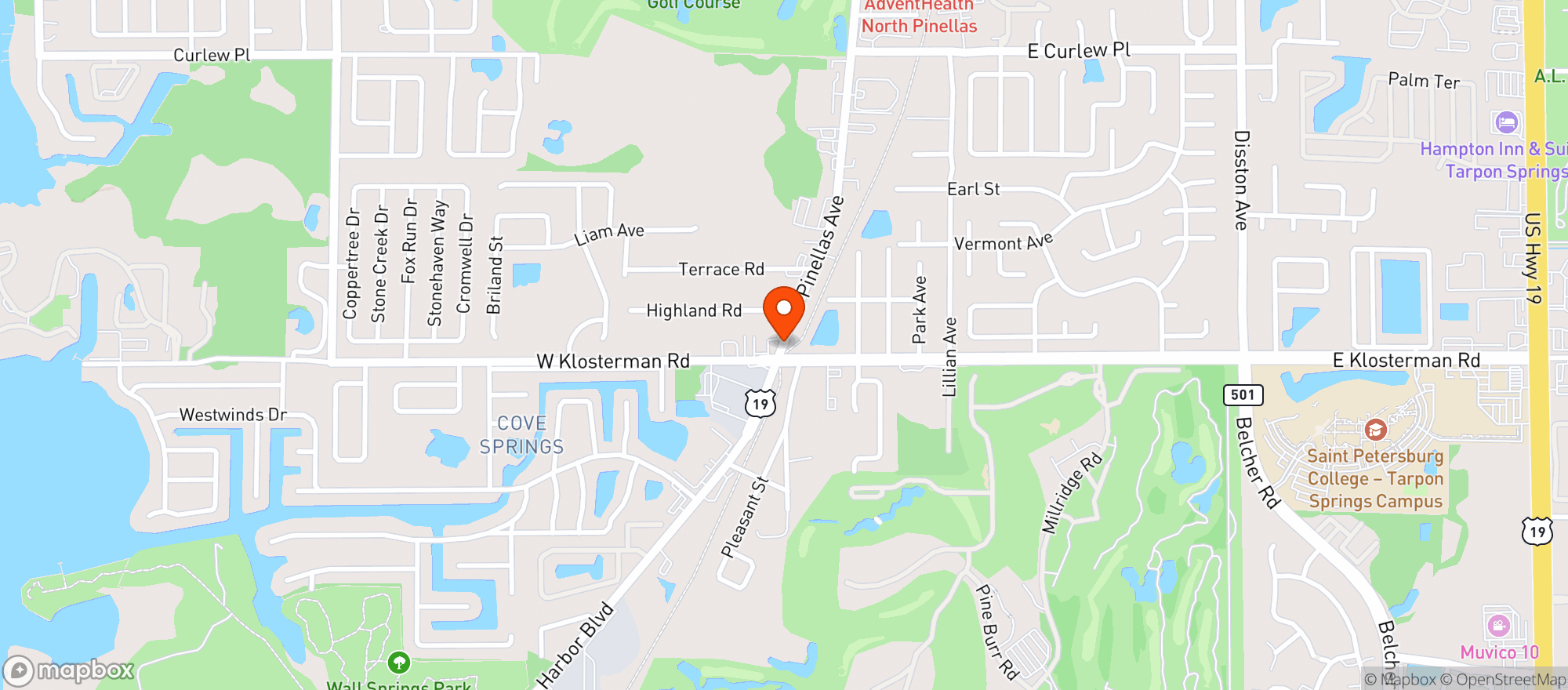 Map showing Price Rite Food Mart