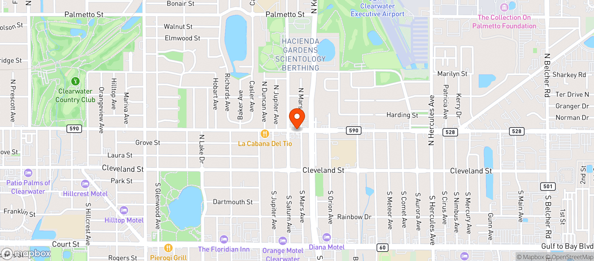 Map showing Verena Food Mart