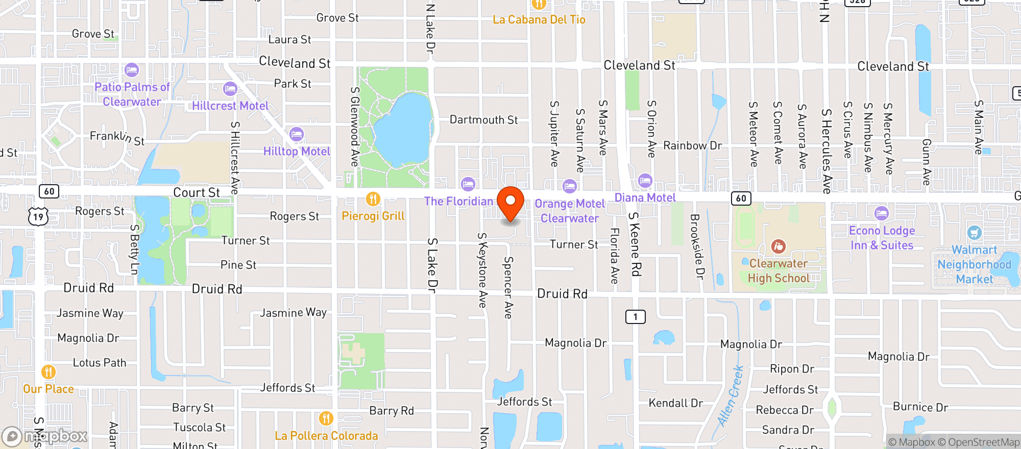 Map showing 7 STARS WINE & SPIRITS