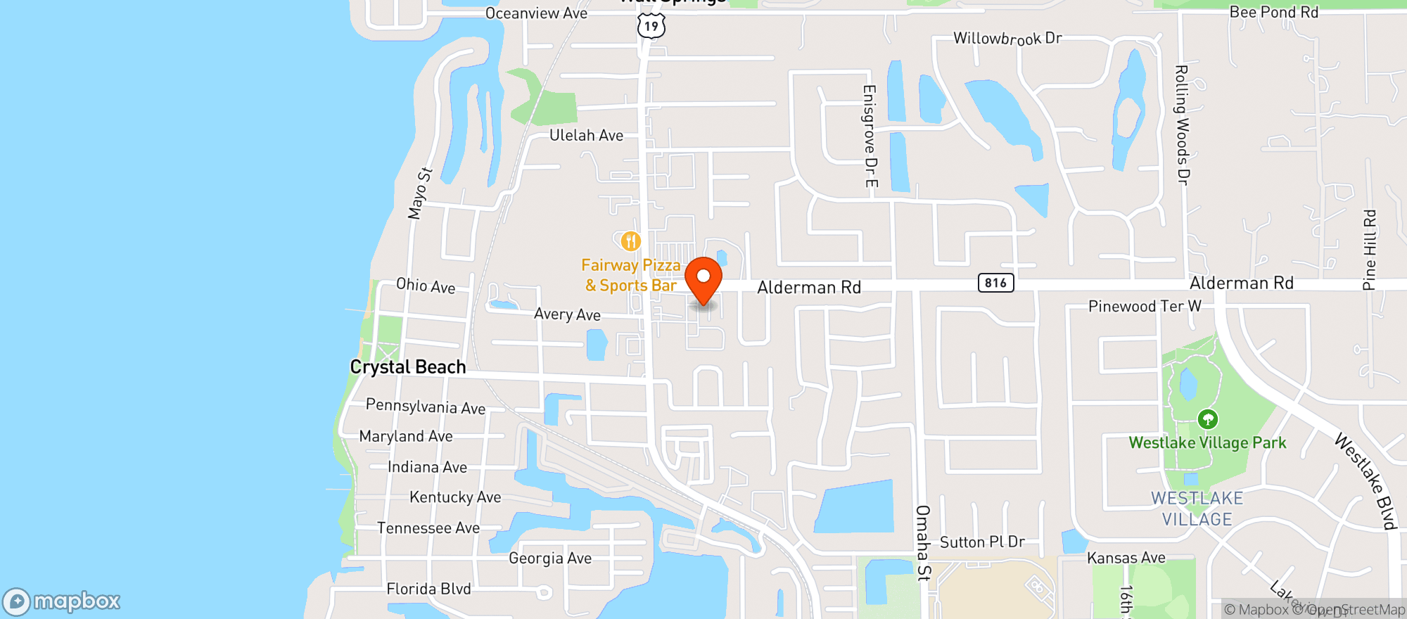 Map showing North Shore Smoke Shop