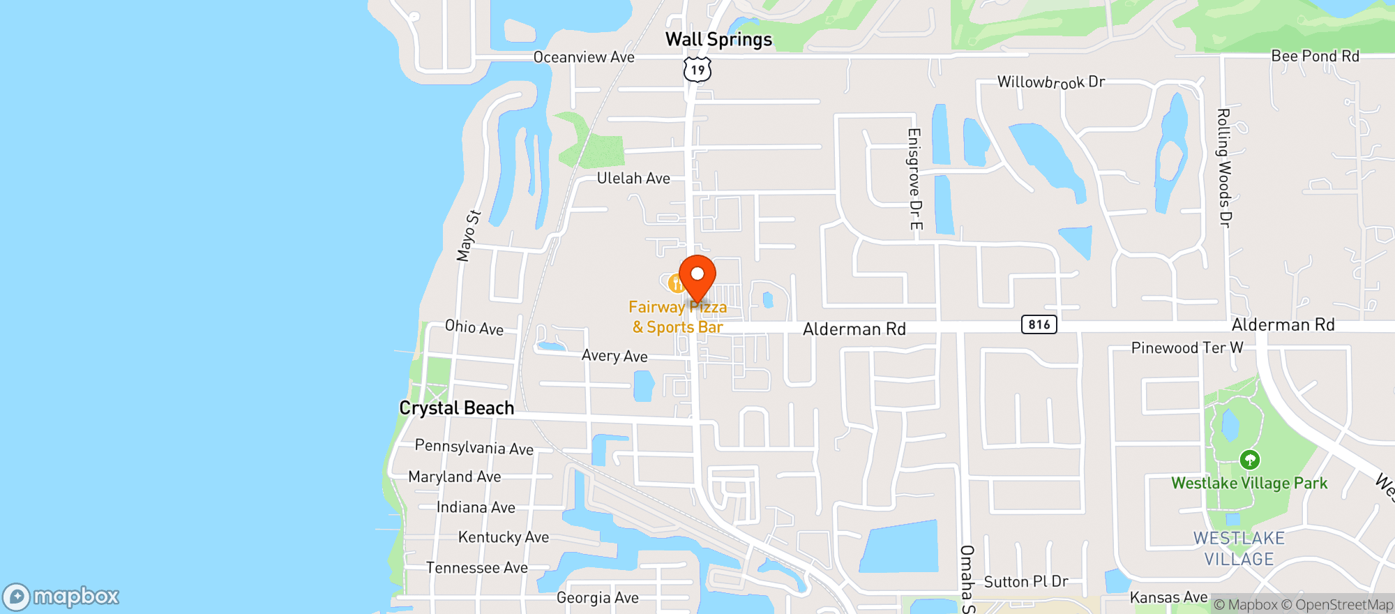 Map showing Publix Super Market