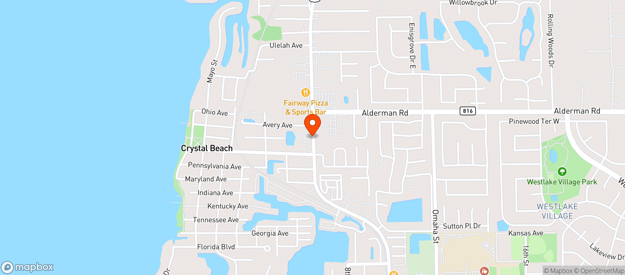 Map showing Bar Fly