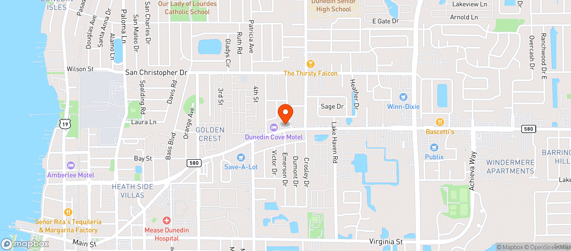 Map showing Dog Pub Social