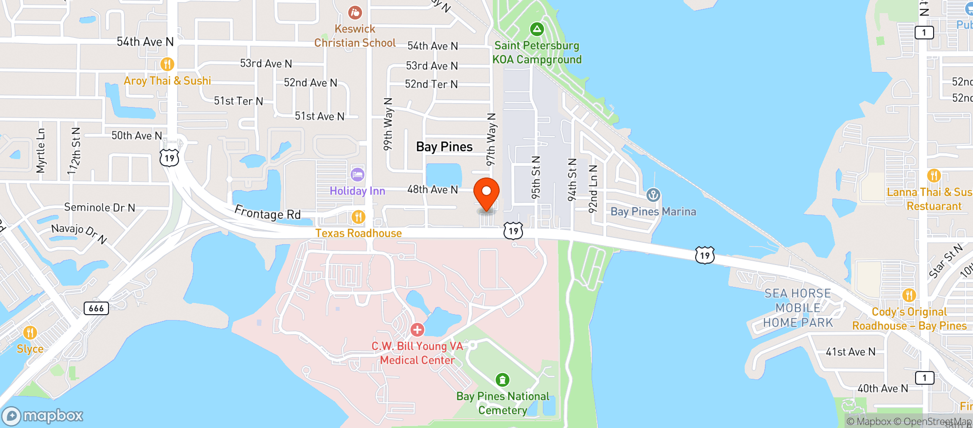 Map showing Viper Vape & Smoke