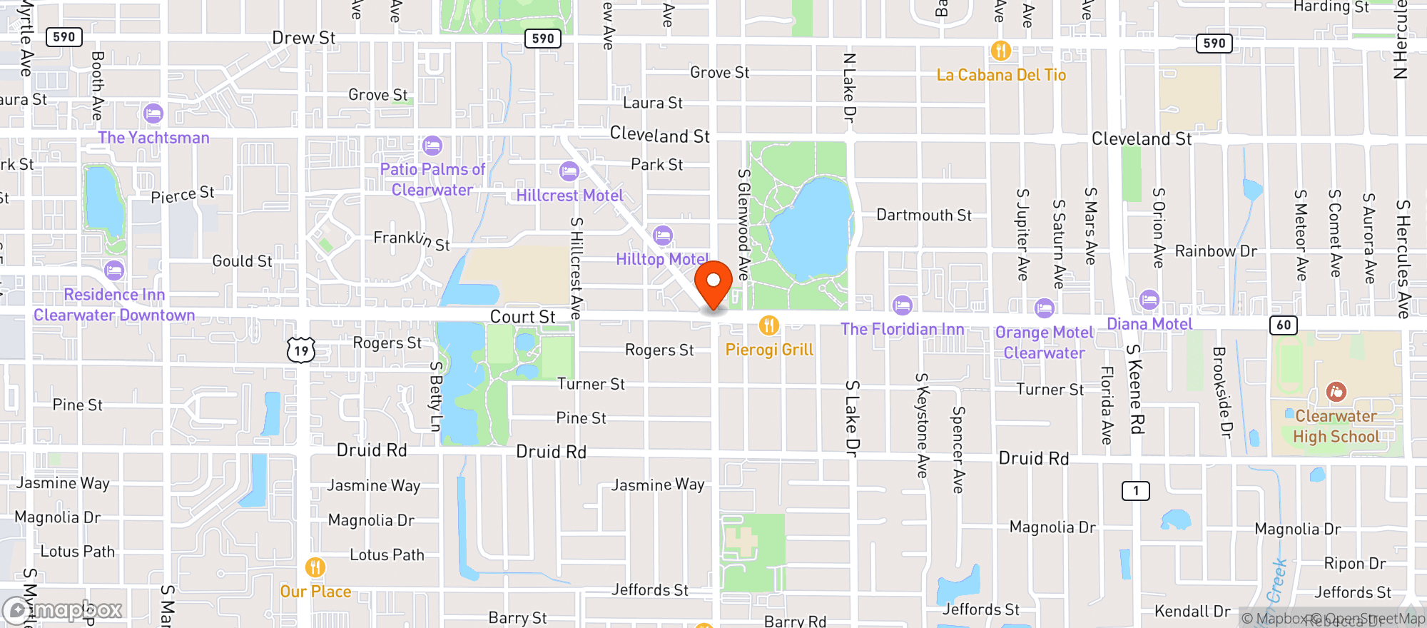 Map showing Spark 8