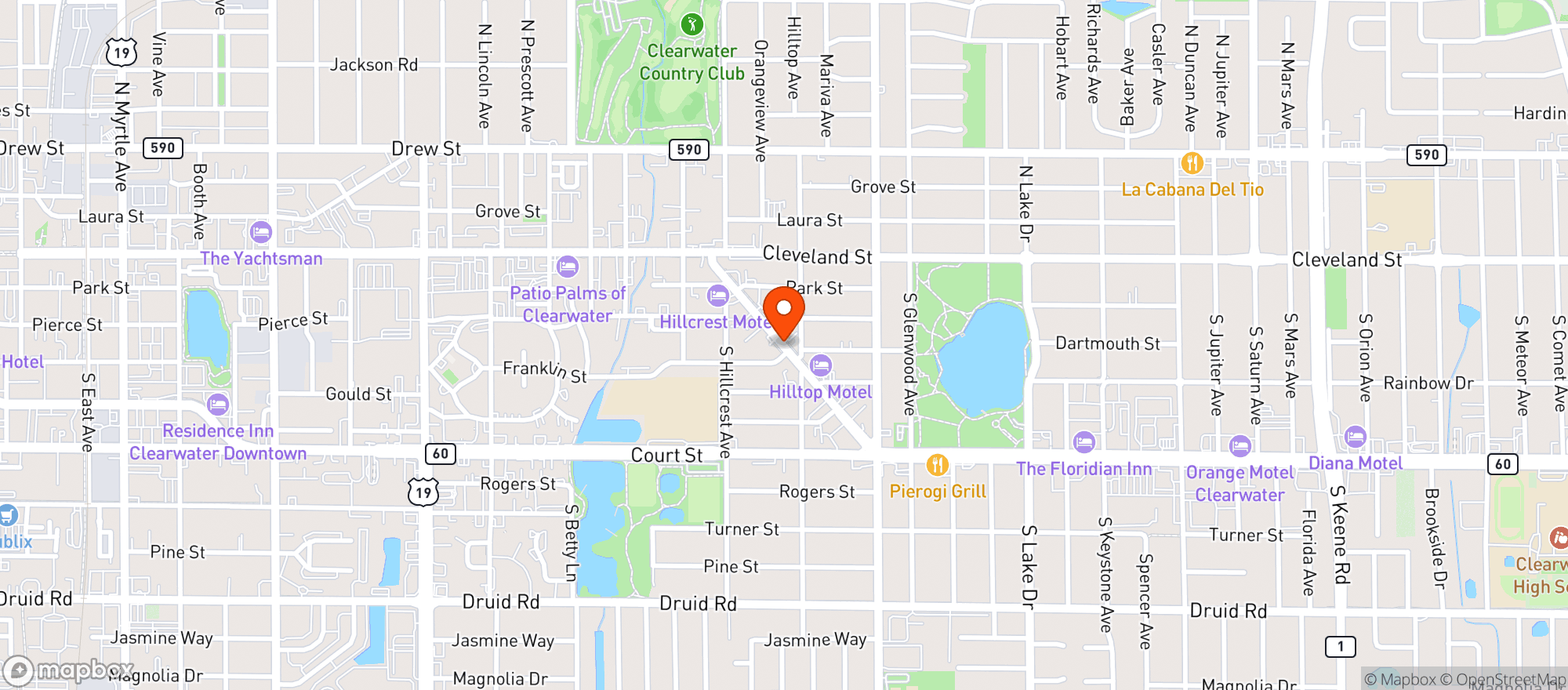 Map showing Big Box Super Mart