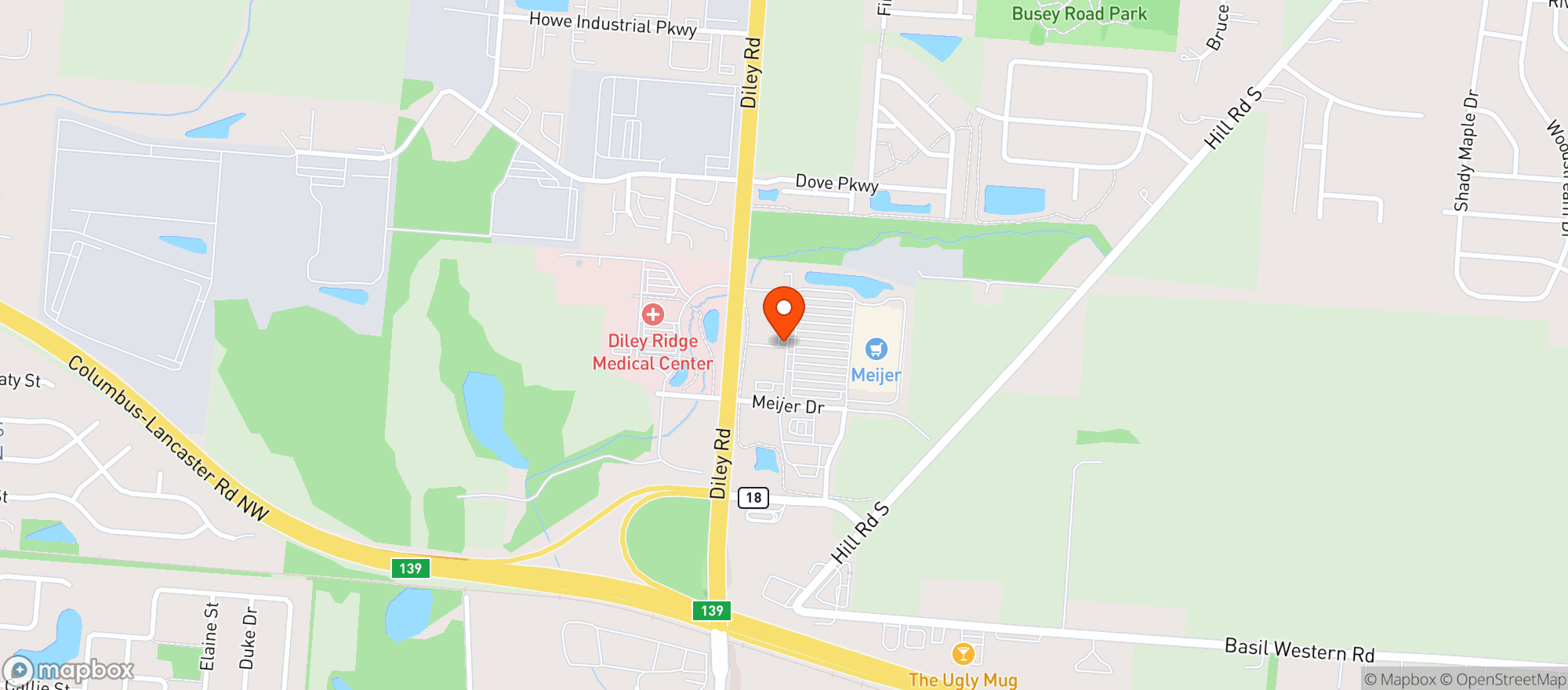 Map showing MEIJER