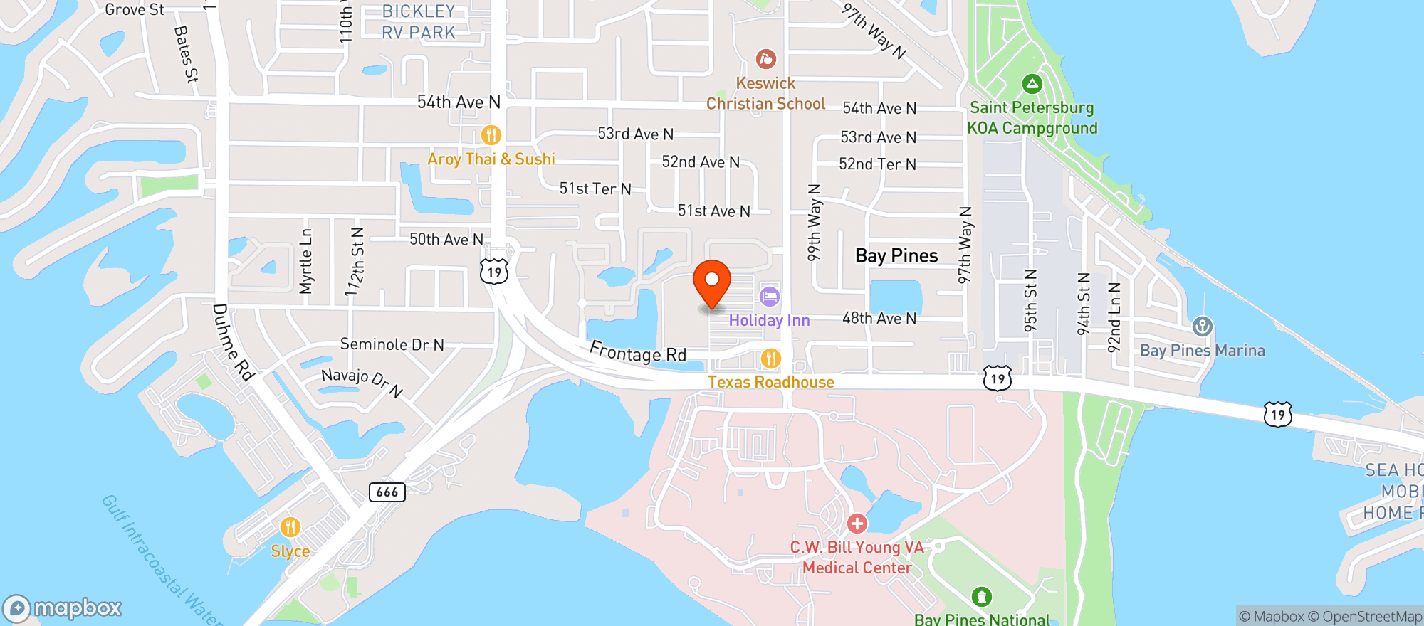 Map showing Walmart Supercenter