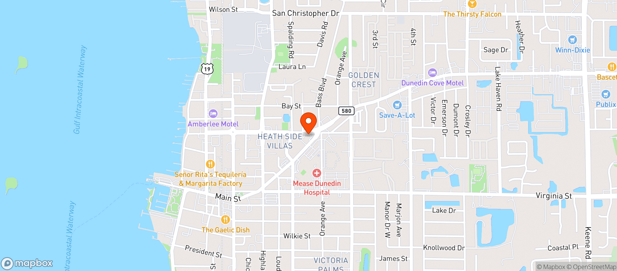 Map showing Clear Sky Draught Haus