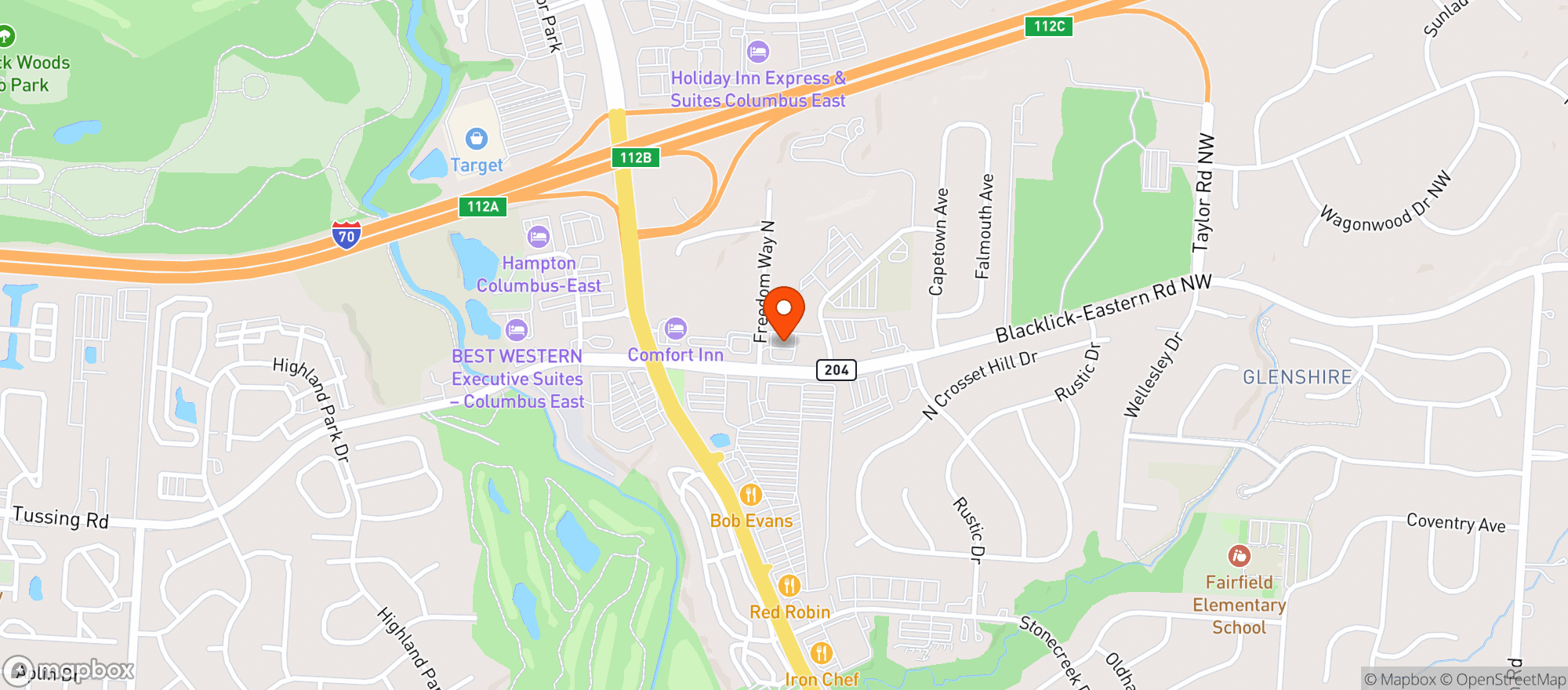 Map showing Udf 681 Pckrngtn