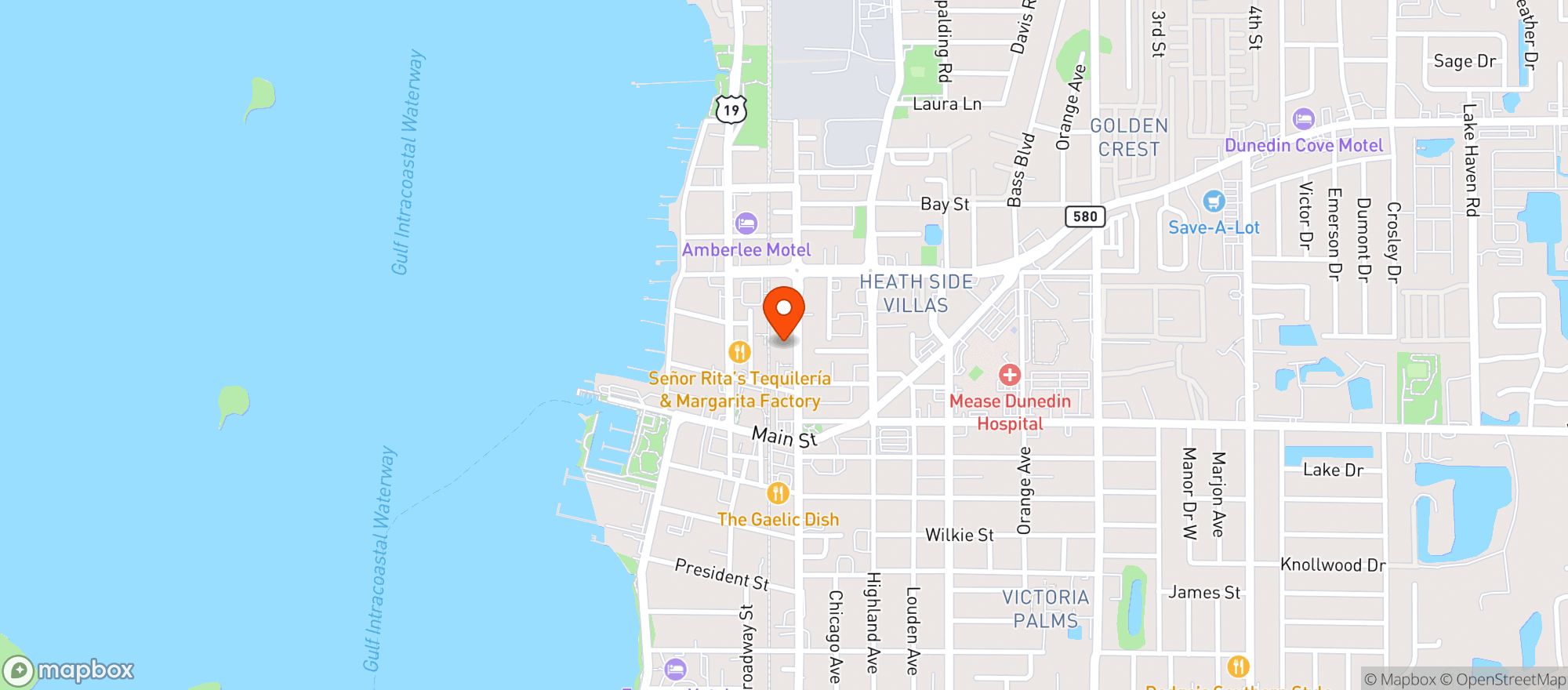 Map showing Sonder Social Club