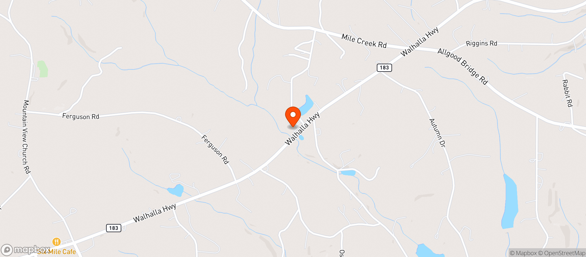 Map showing Xpress Mart #108 (Gvl)