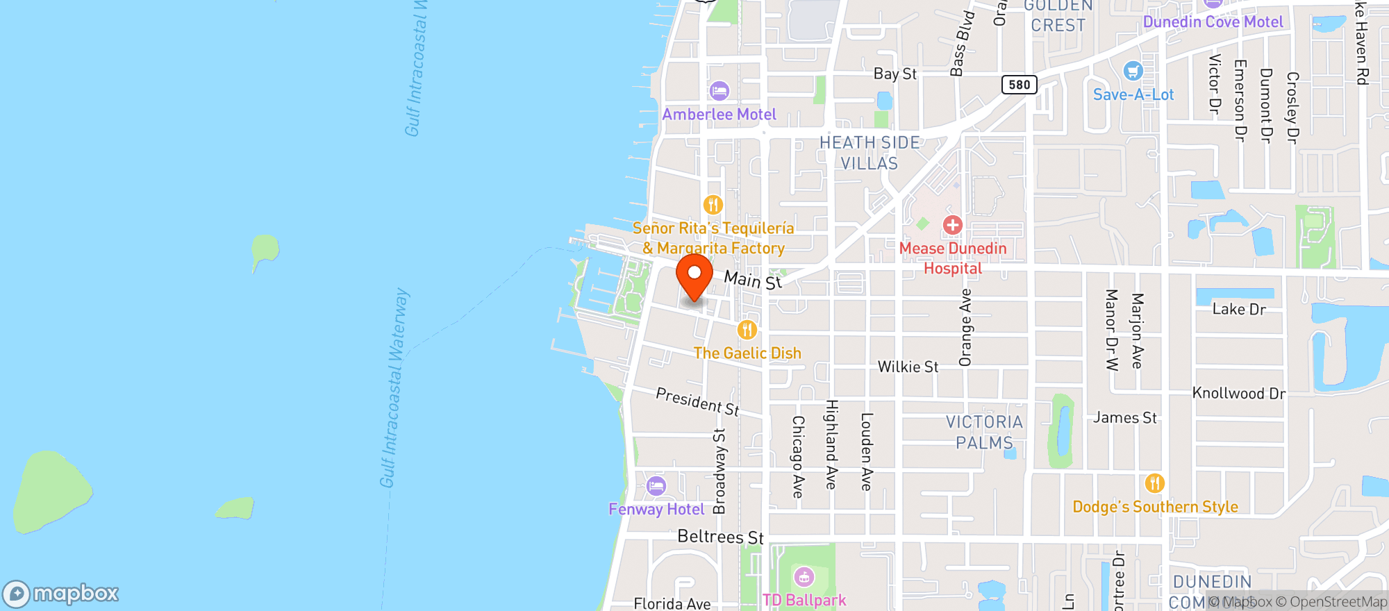 Map showing Reboot Arcade  And  Bar