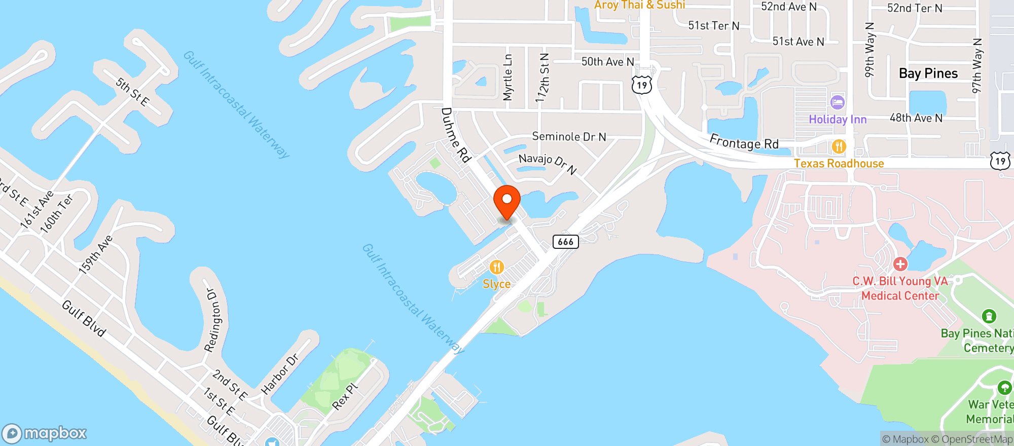 Map showing Angry Pepper Waterside Sm