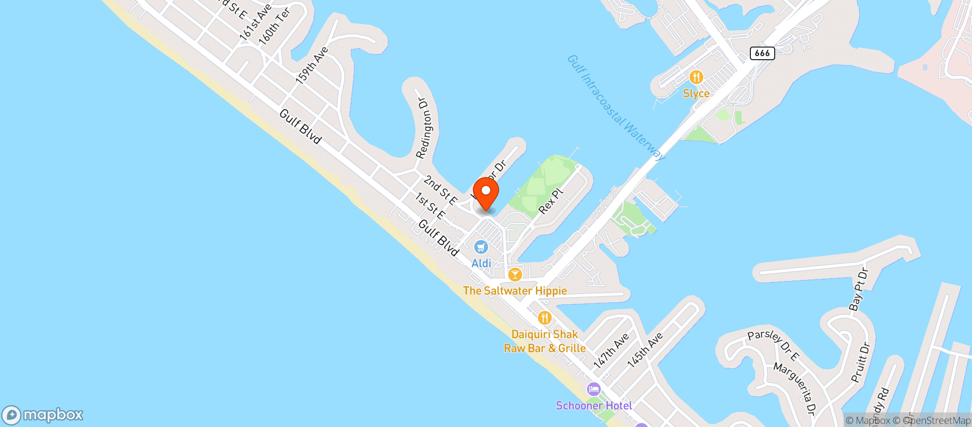 Map showing Winn Dixie Liquor