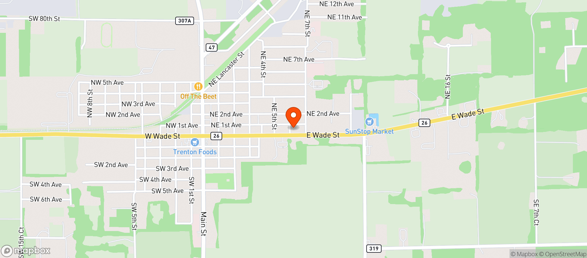 Map showing 79 Cent $ 99 Cent Discoun