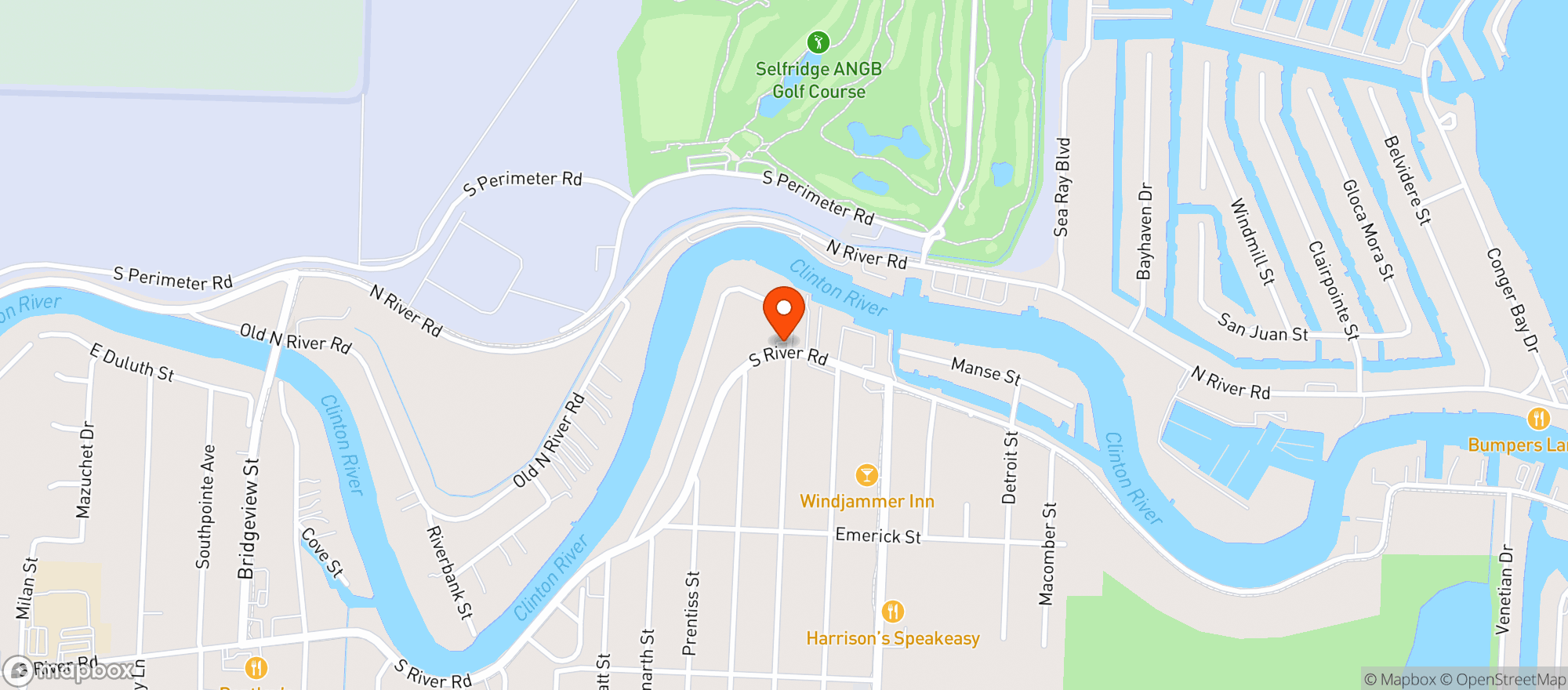 Map showing Buscemis Party Shoppe