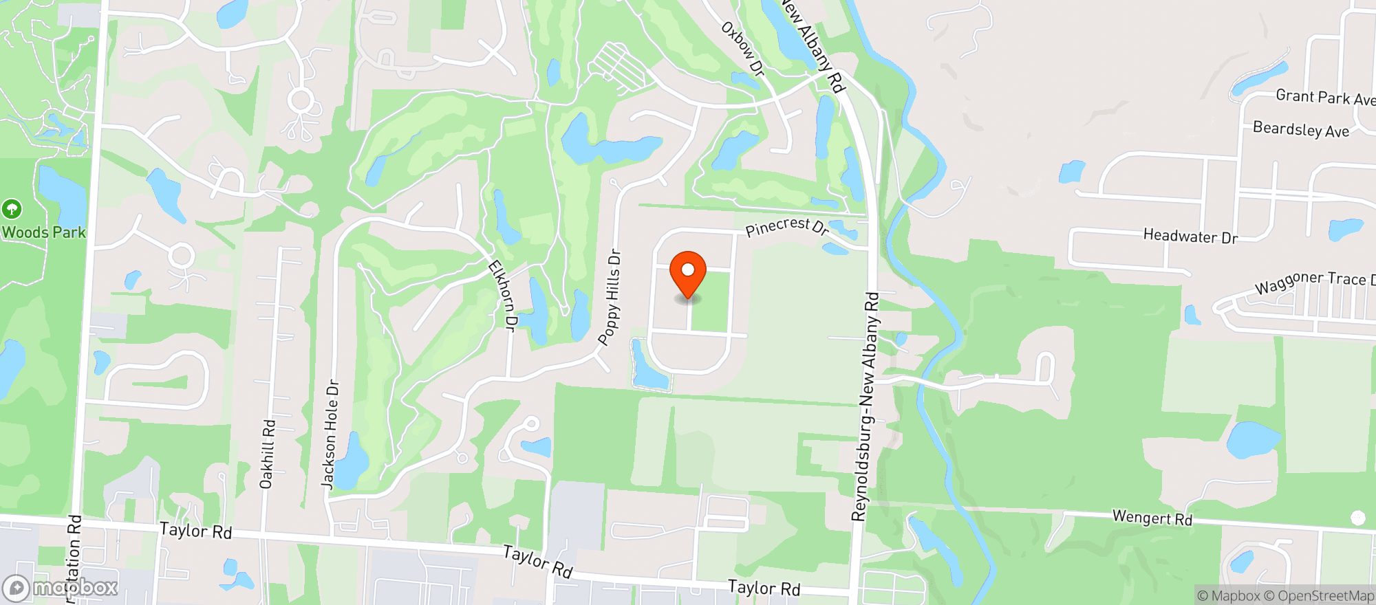 Map showing American Nut Company