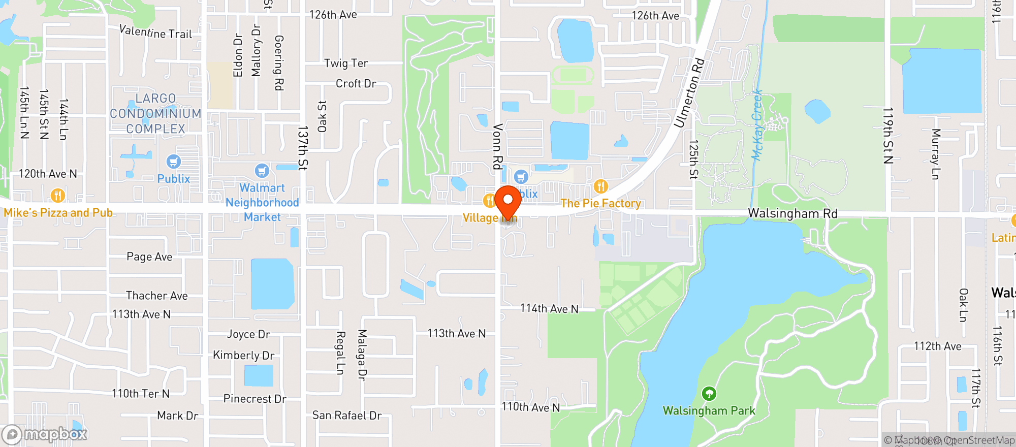 Map showing Circle K #2709790