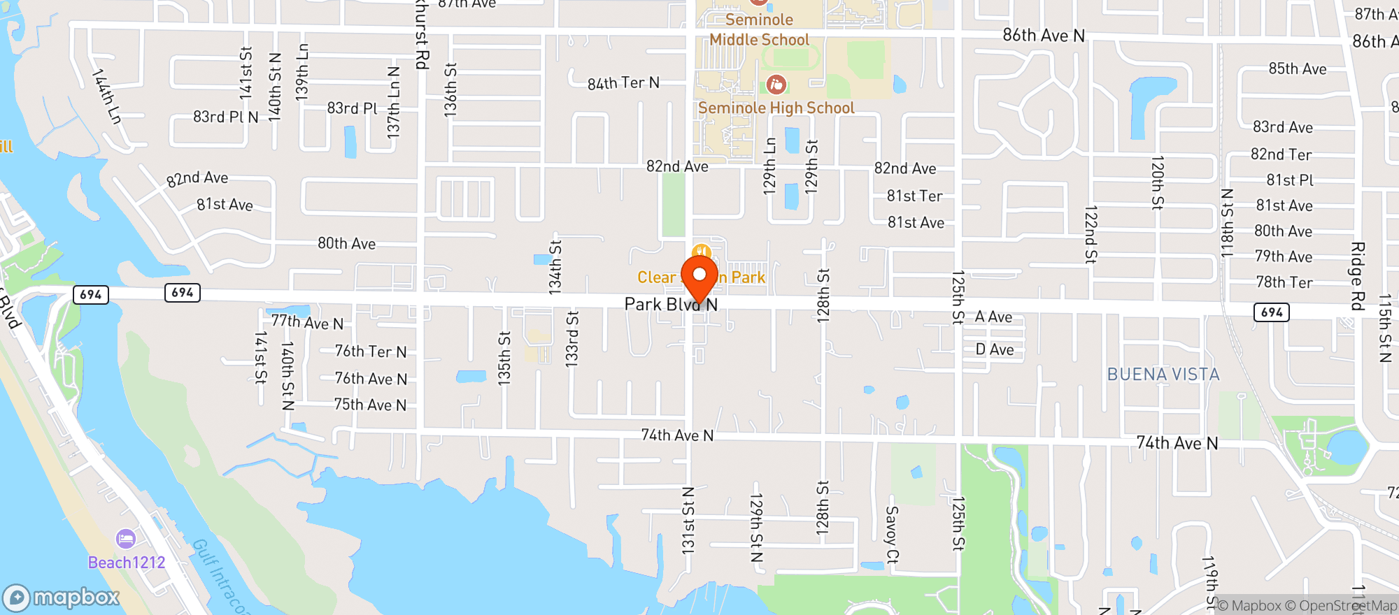Map showing MOBIL SEMINOLE
