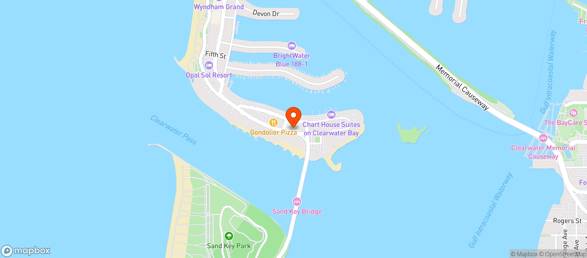 Map showing Pj O’reilly’s