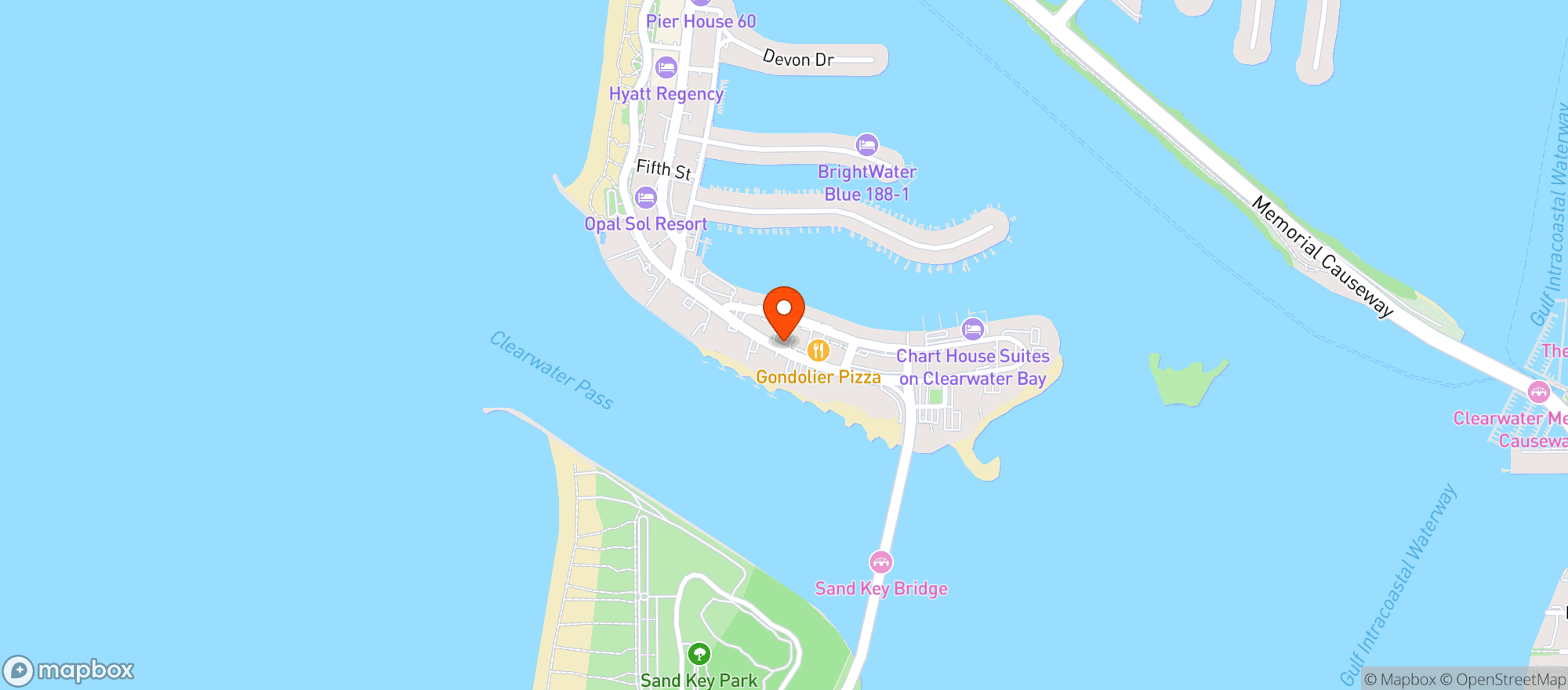 Map showing Island Market #06902