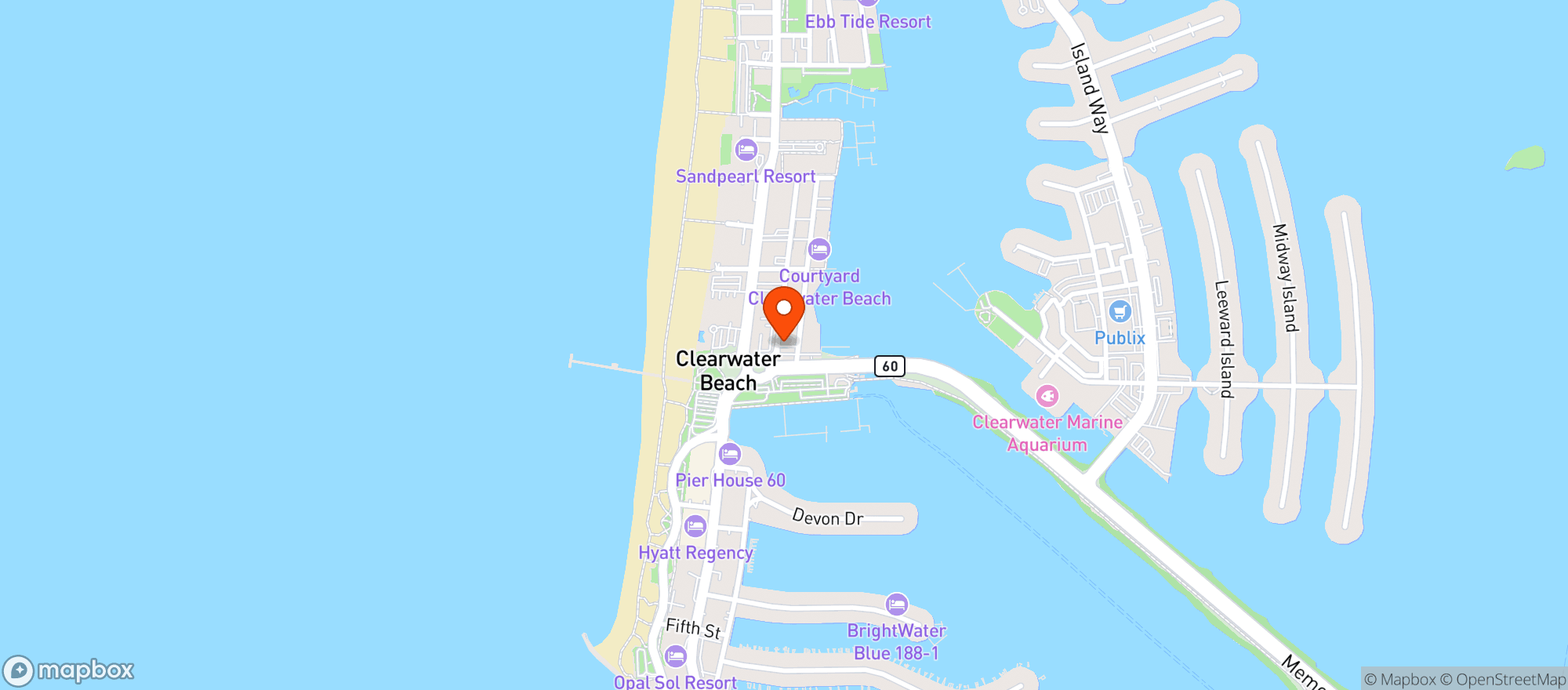 Map showing Walgreens Liquor