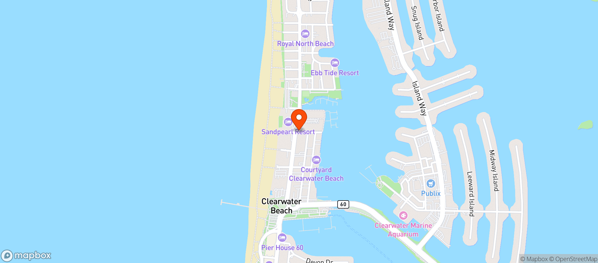 Map showing Frenchy's Original Cafe