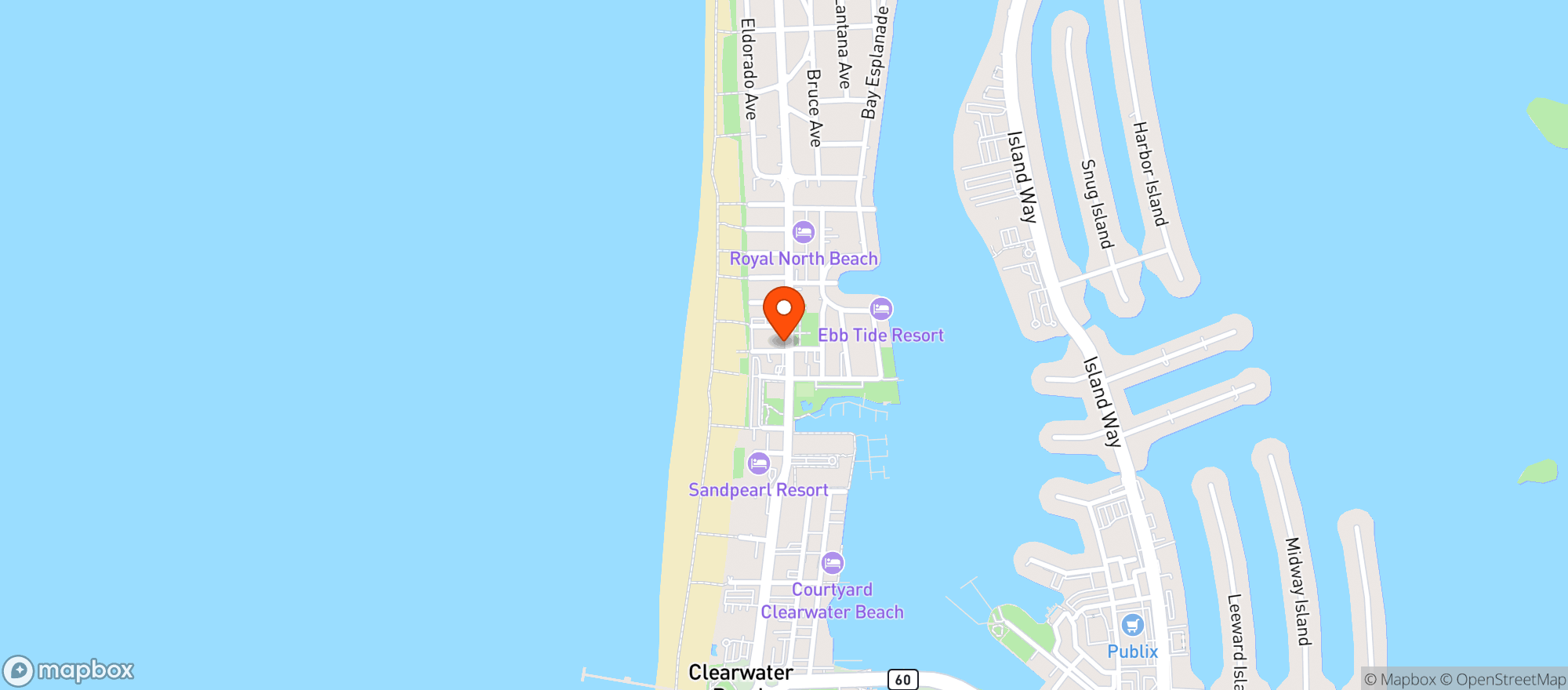 Map showing Reefers Social