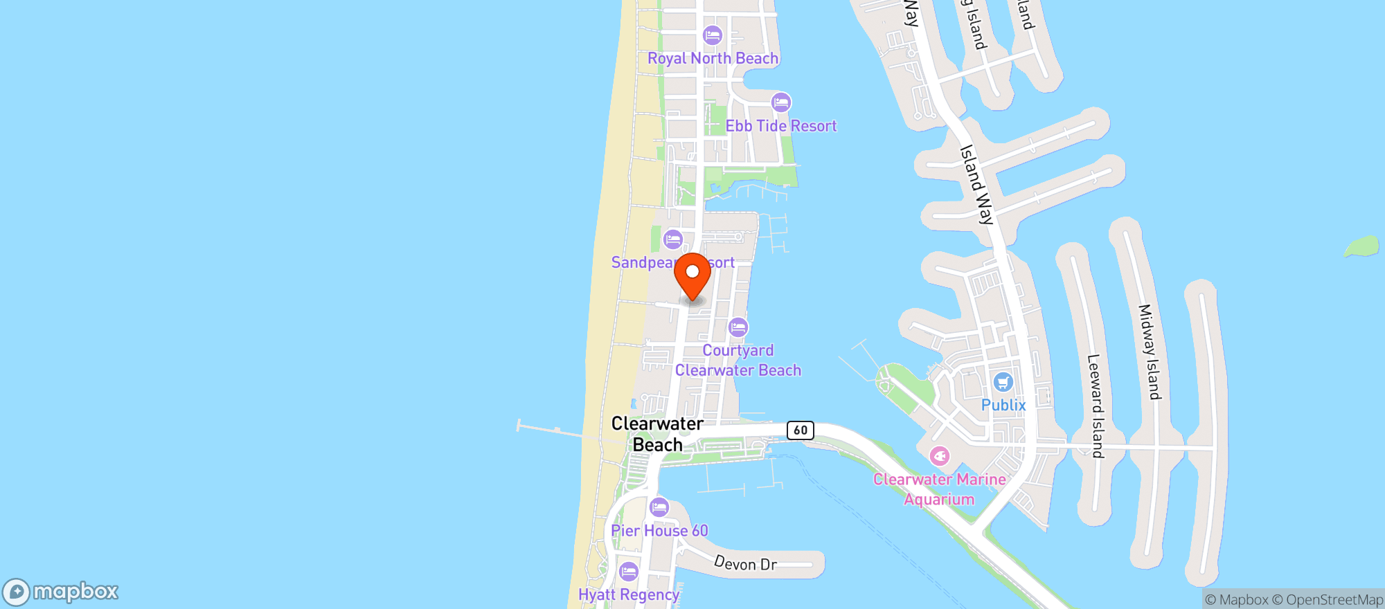 Map showing The Boxer