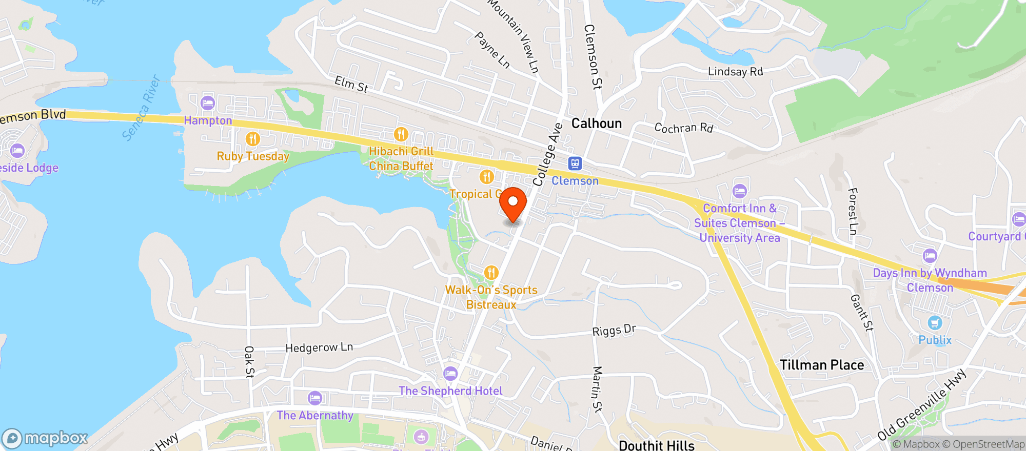 Map showing Circle K #0423 (Gvl)